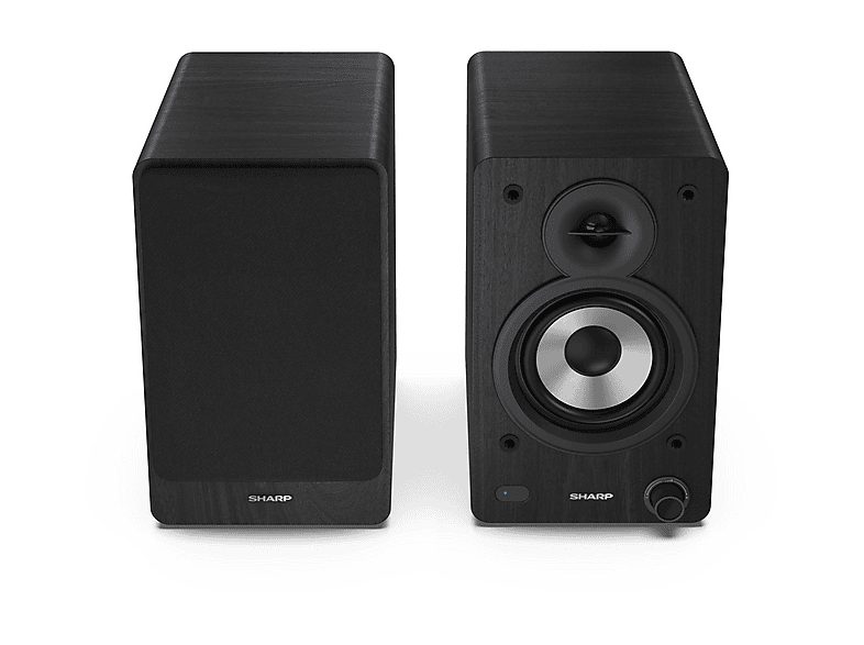 Altavoz de estantería - SHARP CP-SS30BK, 60 W, 2.0 canales, Bluetooth, Negro — foto 5