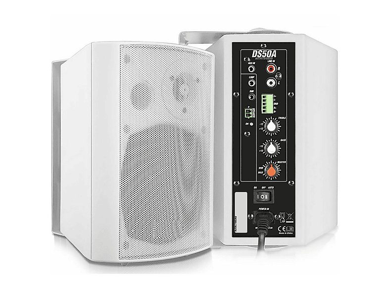 Altavoz de exterior - POWER DYNAMICS DS50AW, Bluetooth, White — foto 4