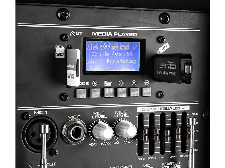 Altavoz de gran potencia  - AP1200PA VONYX, Negro — foto 2