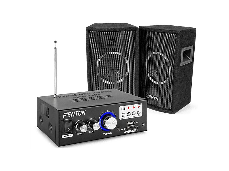 VONYX Altavoz de gran potencia  - AV360 VONYX, Black