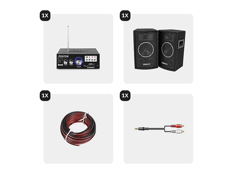 Altavoz de gran potencia  - AV360 VONYX, Black — foto 2