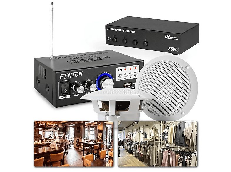 VONYX Altavoz de gran potencia  - AV360BT VONYX, White