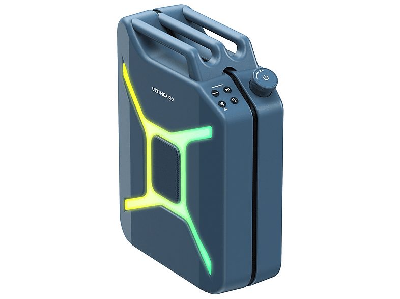 Altavoz de gran potencia  - Go - Con Iluminación RGB, Resistente Salpicaduras, Portátil ULTIMEA, Azul — foto 3