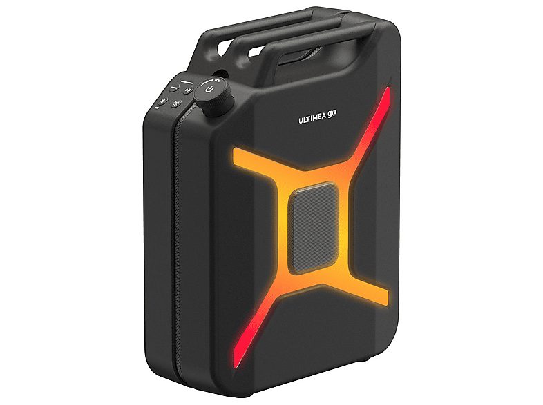 ULTIMEA Altavoz de gran potencia  - Go - Con Iluminación RGB, Resistente Salpicaduras, Portátil ULTIMEA, Negro