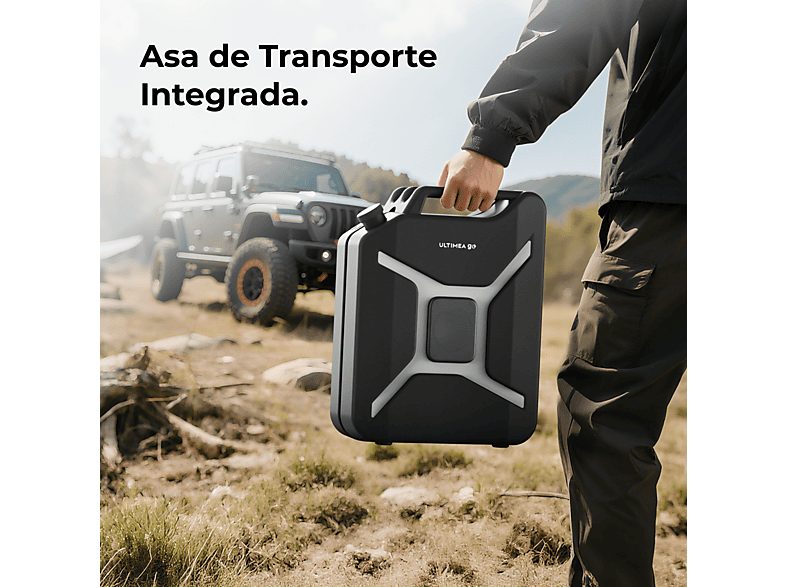 Altavoz de gran potencia  - Go - Con Iluminación RGB, Resistente Salpicaduras, Portátil ULTIMEA, Negro — foto 10