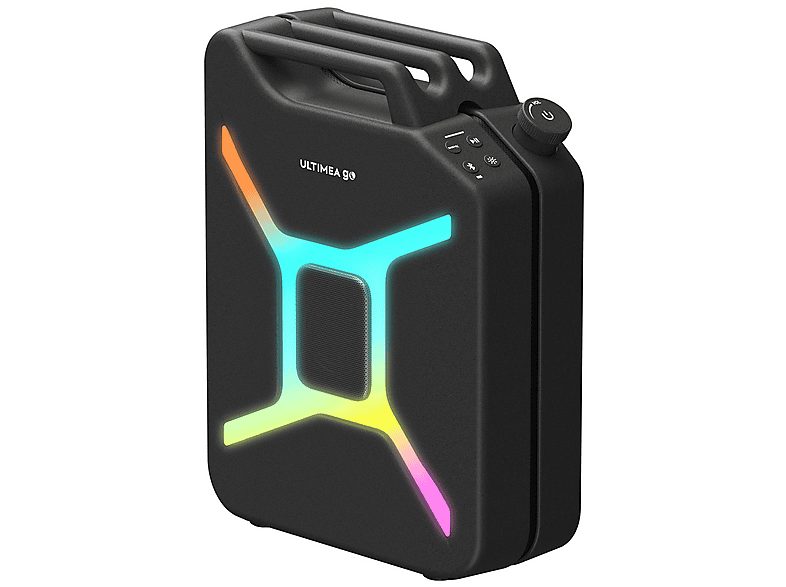 ULTIMEA Altavoz de gran potencia  - Go - Sonido Surround 360°, Iluminación RGB, Exteriores ULTIMEA, Negro