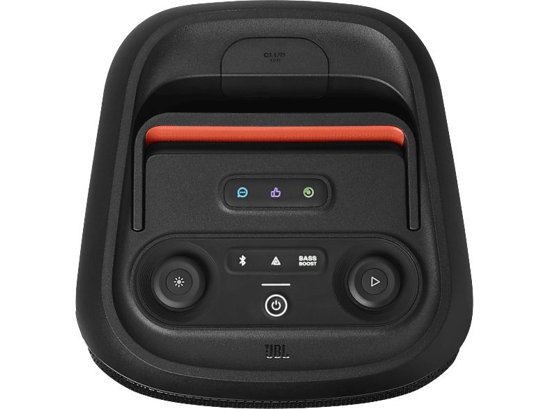 Altavoz de gran potencia - JBL PartyBox Club 120, Portátil para fiestas, Asa plegable, Bluetooth, Resistente salpicaduras, Autonomía 12h, 160W, Negro — foto 7