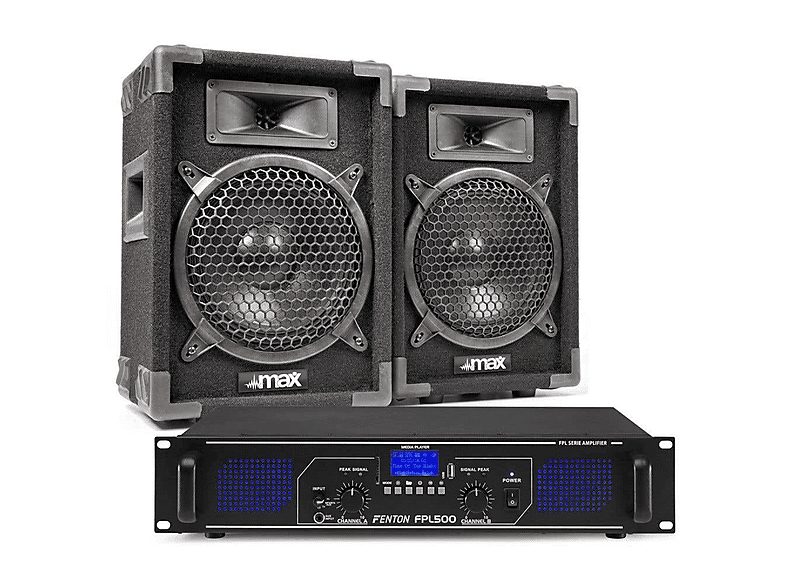 FENTON Altavoz de gran potencia  - MAX8 FENTON, Black