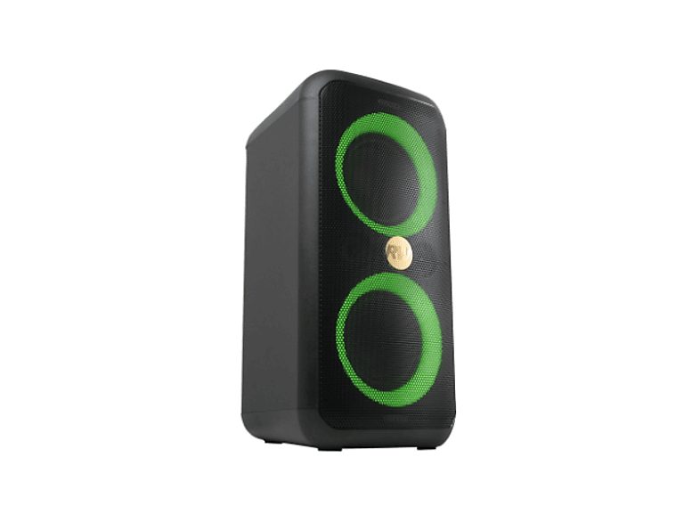 Altavoz de gran potencia - PEAQ PPS 200-RW, 80W, Modo Karaoke, 8h Autonomía, Edición Robbie Williams, Bass Booster, Efectos de Iluminación, Negro — foto 2