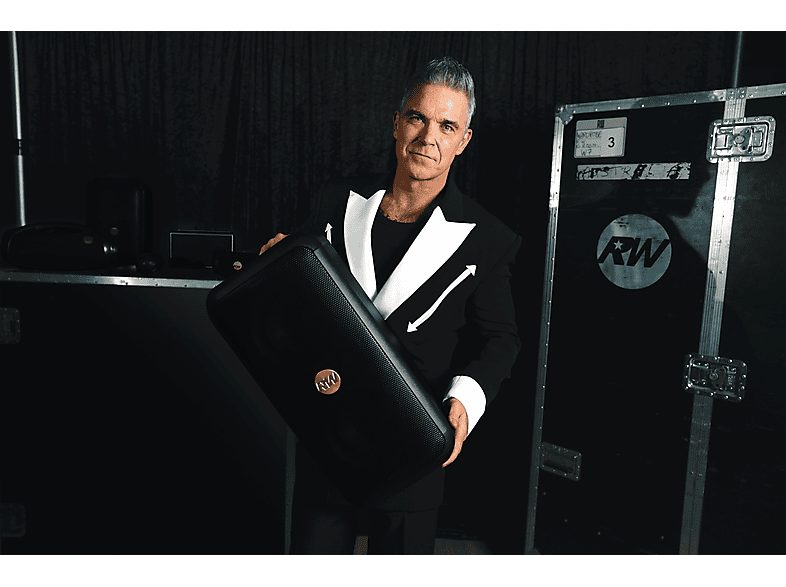 Altavoz de gran potencia - PEAQ PPS 200-RW, 80W, Modo Karaoke, 8h Autonomía, Edición Robbie Williams, Bass Booster, Efectos de Iluminación, Negro — foto 7