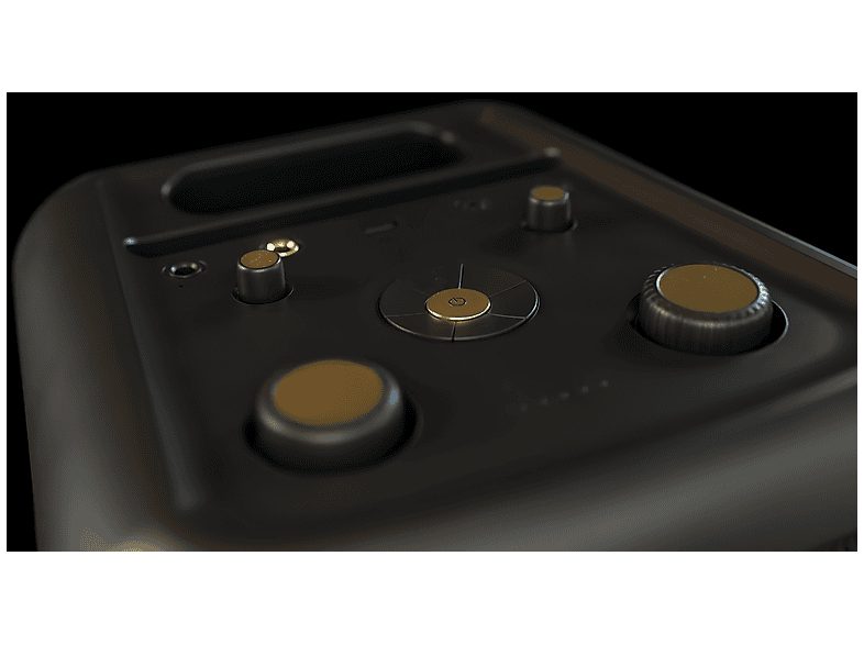 Altavoz de gran potencia - PEAQ PPS 200-RW, 80W, Modo Karaoke, 8h Autonomía, Edición Robbie Williams, Bass Booster, Efectos de Iluminación, Negro — foto 9