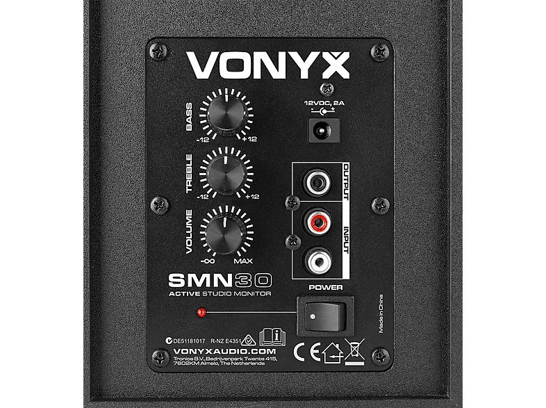 Altavoz de gran potencia  - SMN30B VONYX, Black — foto 8