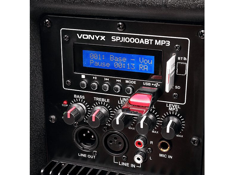 Altavoz de gran potencia  - SPJ-1000ABT VONYX, Blanco — foto 5