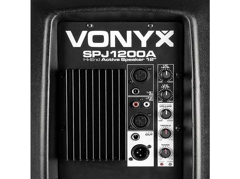 Altavoz de gran potencia  - SPJ-1200A VONYX, Negro — foto 4