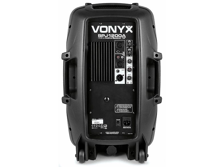 Altavoz de gran potencia  - SPJ-1200A VONYX, Negro — foto 5