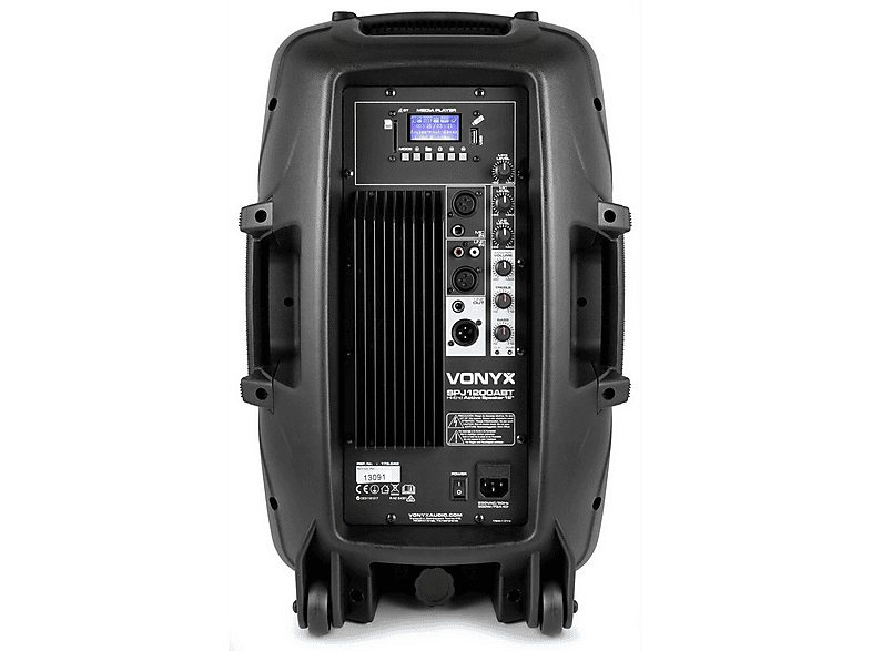 Altavoz de gran potencia  - SPJ-1200ABT VONYX, Negro — foto 6