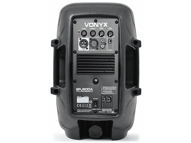 Altavoz de gran potencia  - SPJ-800A VONYX, Negro — foto 7