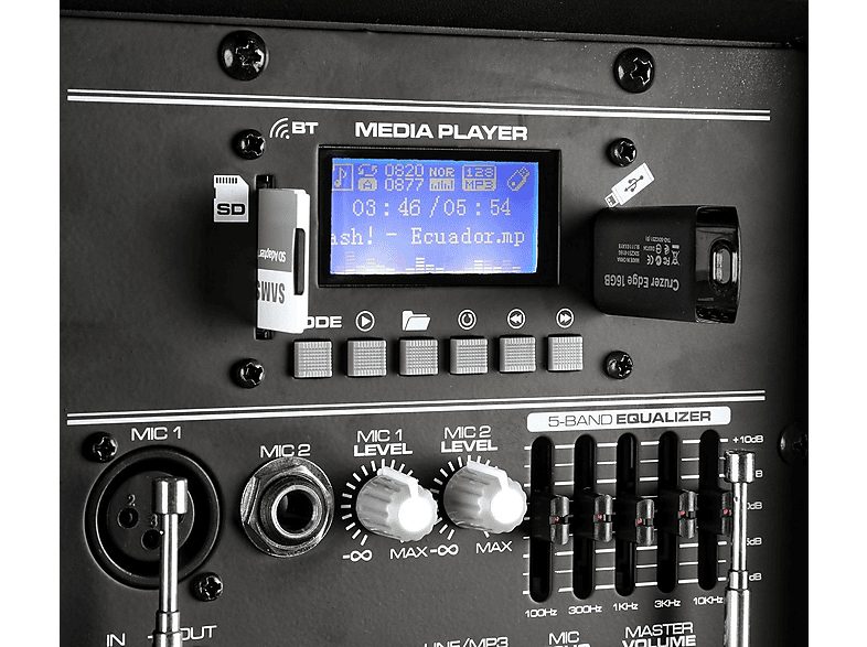 Altavoz de gran potencia  - SPJ-PA915 VONYX, Black — foto 2