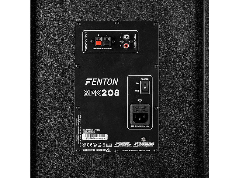 Altavoz de gran potencia  - SPK-208 FENTON, Black — foto 9