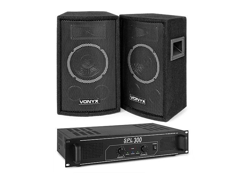 VONYX Altavoz de gran potencia  - SPL 300 VONYX, Black
