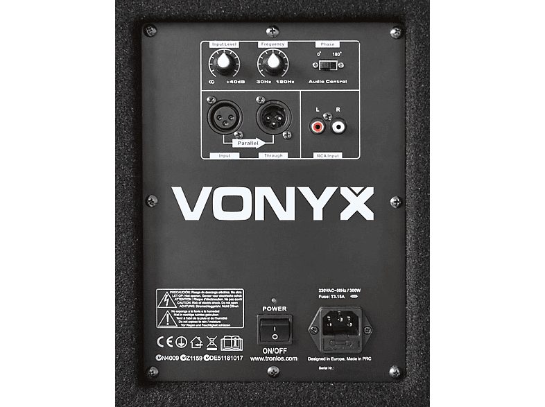 Altavoz de gran potencia  - SWA18 SKYTEC, Black — foto 2