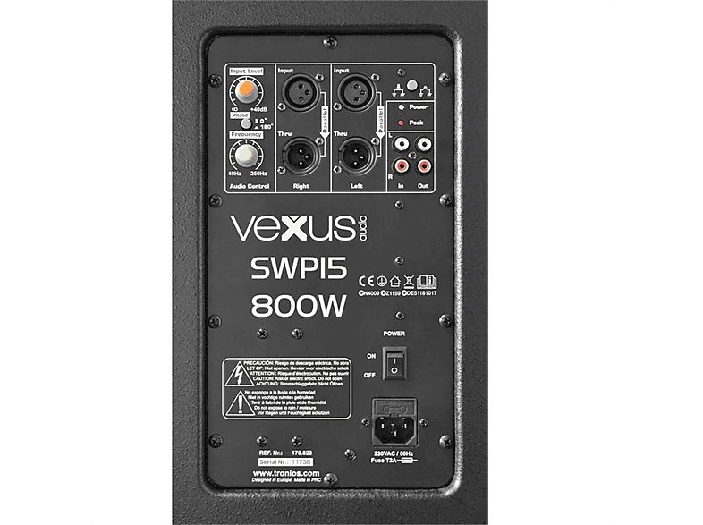 Altavoz de gran potencia  - SWP15 VONYX, Black — foto 2