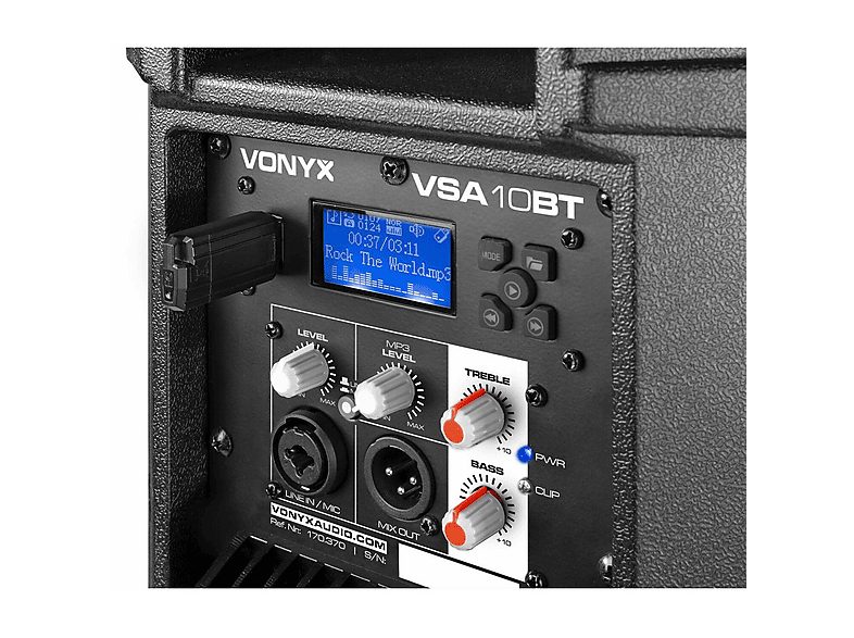 Altavoz de gran potencia  - VSA10BT VONYX, Black — foto 7