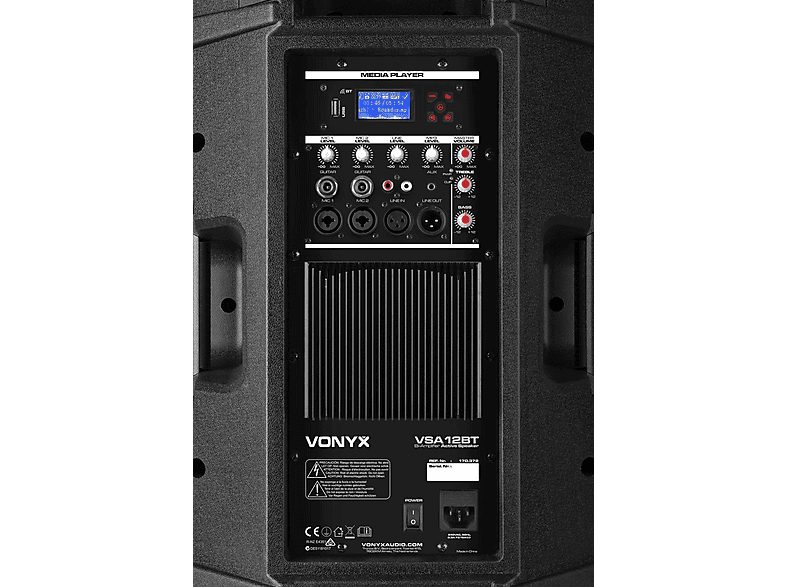 Altavoz de gran potencia  - VSA12BT VONYX, Black — foto 4