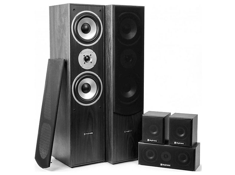 Altavoz de suelo - FENTON HF5B, 335 W, 5.0 canales, Negro — foto 4