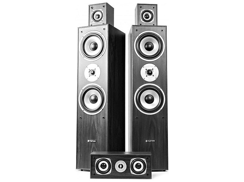 Altavoz de suelo - FENTON HF5B, 335 W, 5.0 canales, Negro — foto 5