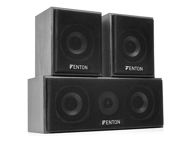Altavoz de suelo - FENTON HF5B, 335 W, 5.0 canales, Negro — foto 7