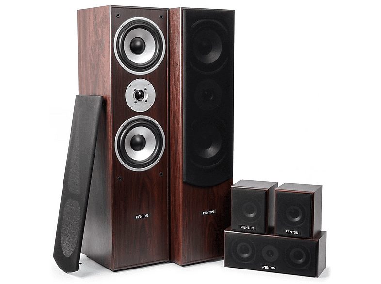 FENTON Altavoz de suelo - FENTON HF5W, Brown