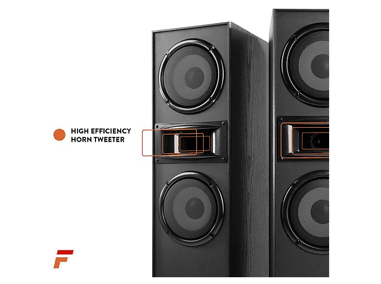 Altavoz de suelo - FENTON SHF700B, Black — foto 7