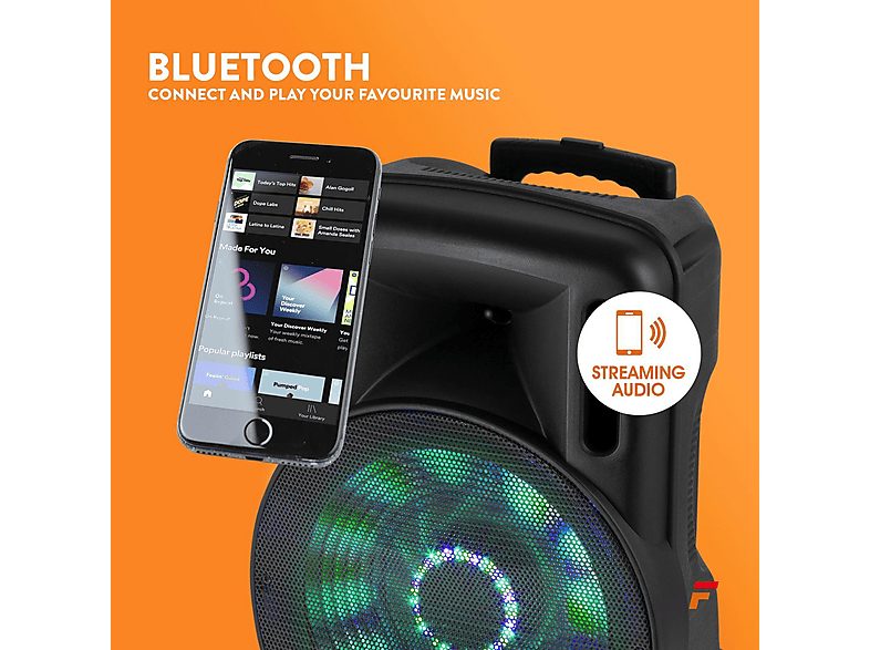 Altavoz de suelo  - FT15LED FENTON, Negro — foto 3