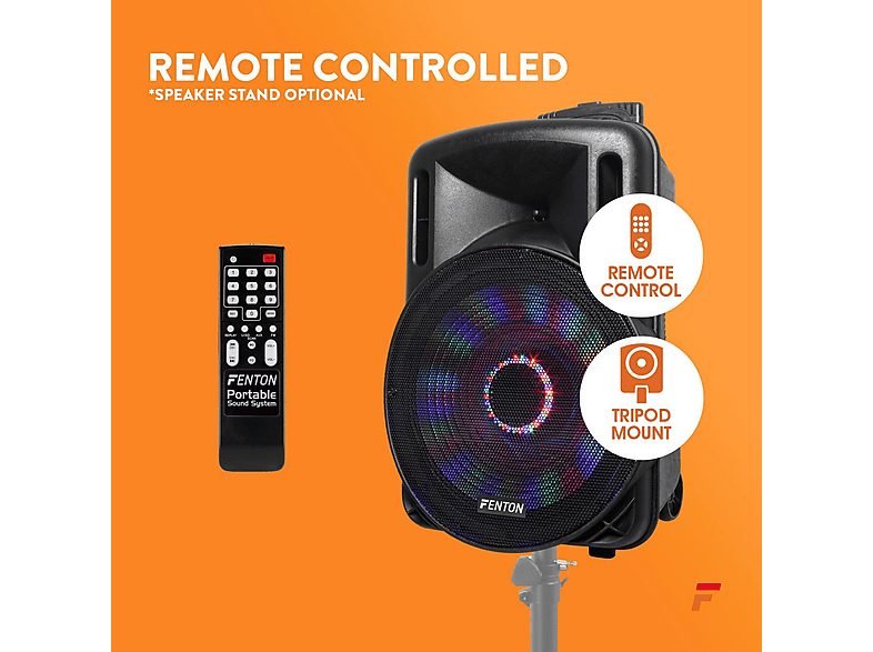 Altavoz de suelo  - FT15LED FENTON, Negro — foto 6