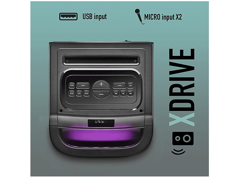 Altavoz de suelo - NGS WILD SPACE 2, 400, 1 canales, Bluetooth, Negro — foto 7