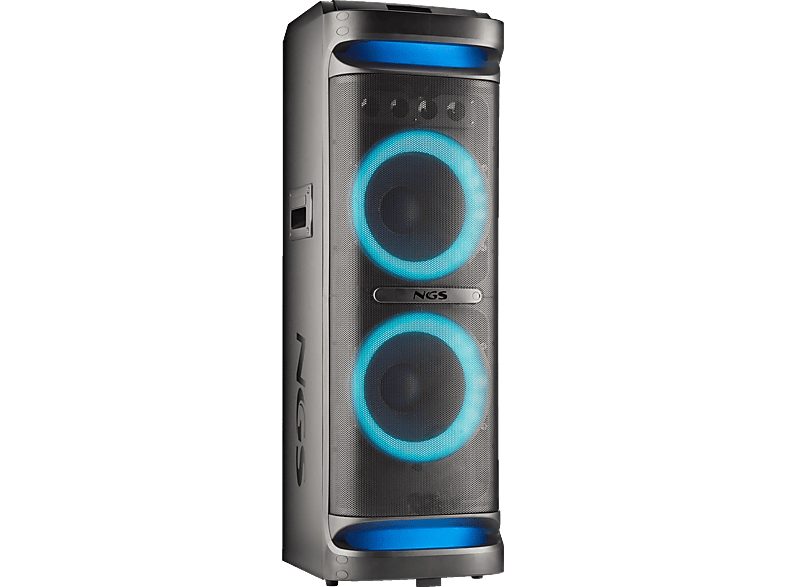 NGS Altavoz de suelo - NGS WILD SPACE 3, 800, 1 canales, Bluetooth, Negro