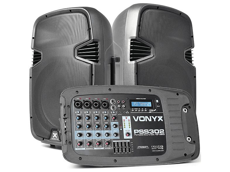 Altavoz de suelo - VONYX PSS302, Black — foto 2