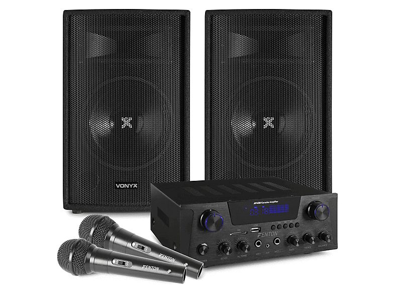 VONYX Altavoz DJ  - AV430B-SL10 VONYX, Black