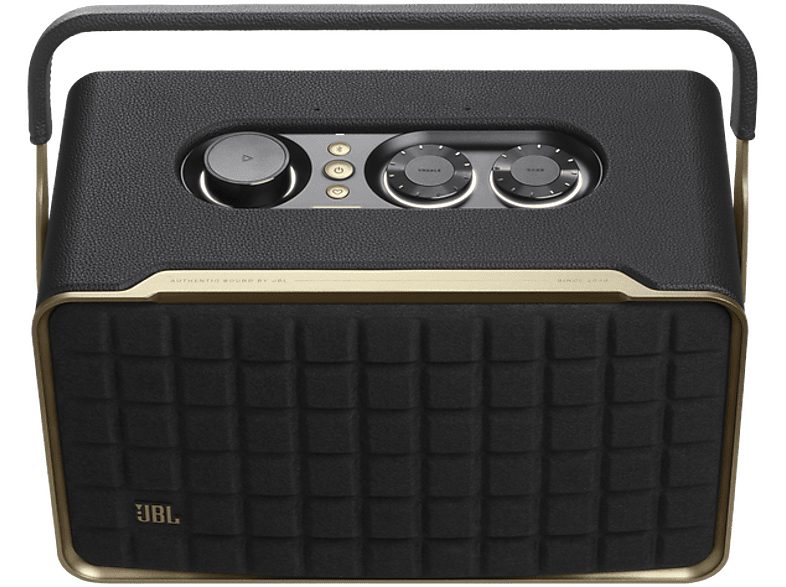 Altavoz estéreo - JBL Authentics 300, 100W, Bluetooth, Wi-Fi, asistentes de voz Google y Alexa, batería con autonomía 8h, diseño retro, Negro — foto 2
