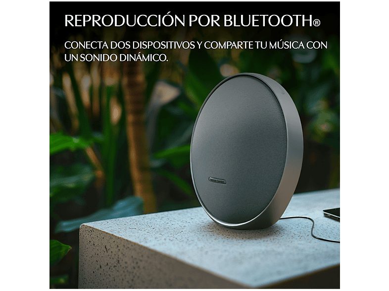 Altavoz inalámbrico - Harman Kardon Onyx Studio 9, 50W RMS, Bluetooth, 8h Autonomía, Gris — foto 5