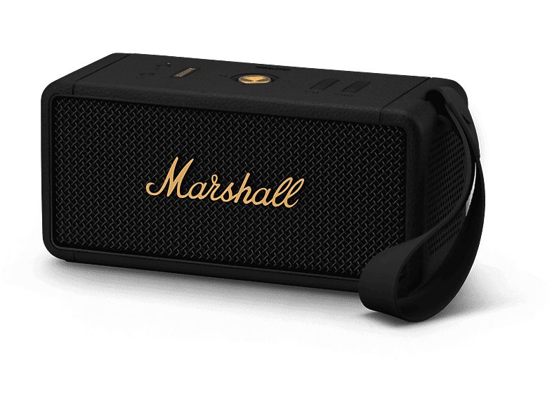 Altavoz inalámbrico - Marshall Middleton  Black and Brass, 15 W, Bluetooth 5.1, Autonomía 20 h, Negro — foto 3