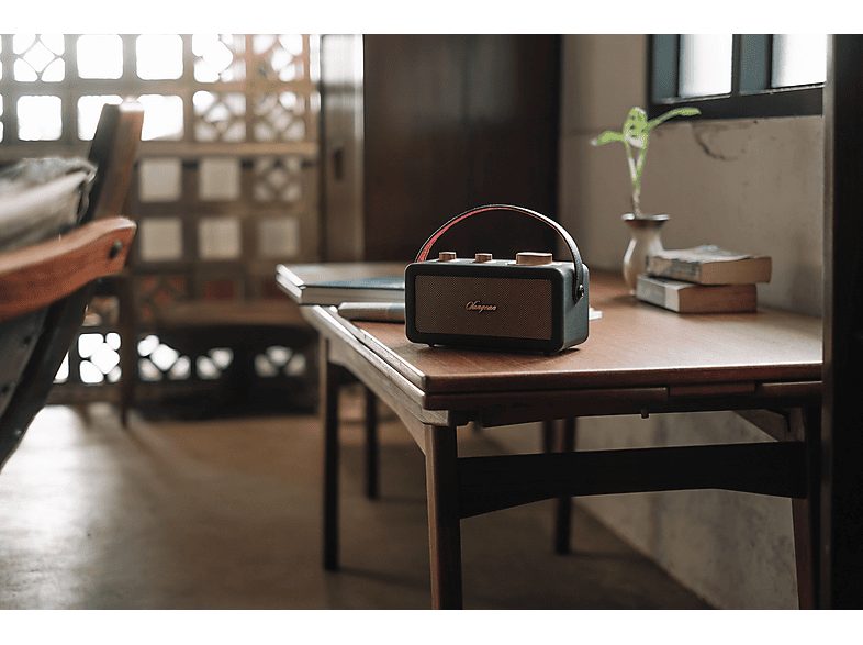 Altavoz inalámbrico - SANGEAN RA-101 Black Gold, 10 W, Bluetooth, Negro — foto 8