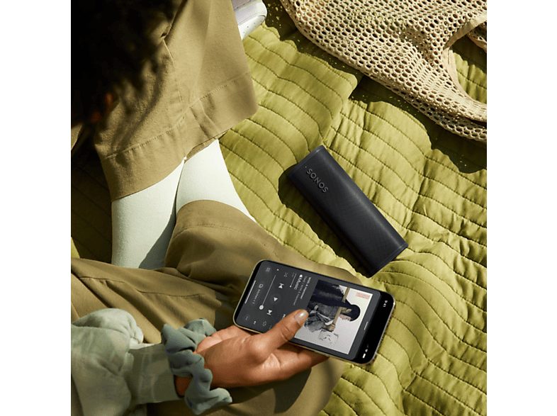 Altavoz inalámbrico - Sonos Roam 2, 15 W, Inalámbrico, 10 h de Autonomía, IP67, Control por voz, Botones táctiles, Negro — foto 7