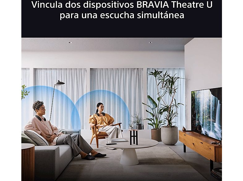 Altavoz inalámbrico - Sony BRAVIA Theatre U, Altavoz de cuello, Dolby Atmos, Bluetooth, 360 Spatial Sound, Multidispositivo, Neckband, HTAN7 — foto 3