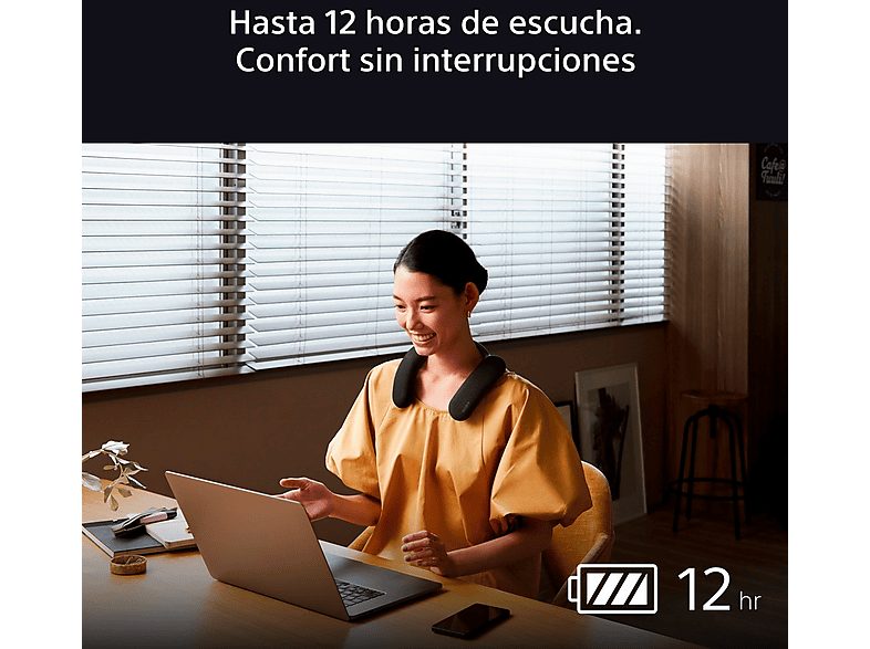 Altavoz inalámbrico - Sony BRAVIA Theatre U, Altavoz de cuello, Dolby Atmos, Bluetooth, 360 Spatial Sound, Multidispositivo, Neckband, HTAN7 — foto 5