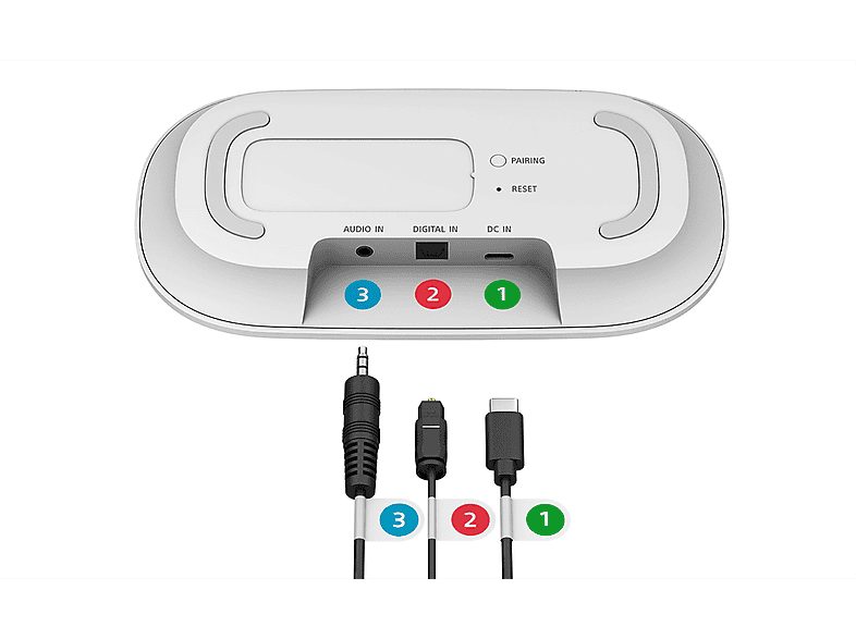 Altavoz inalámbrico - Sony SRS-LSR200, Altavoz TV para Personas con dificultad auditiva y Personas Mayores, Portátil, Función Mando a distancia — foto 6