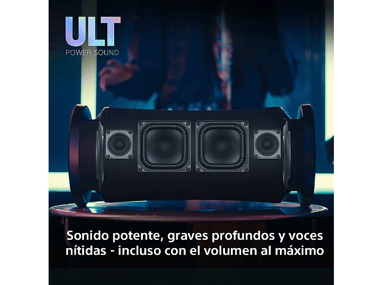 Altavoz inalámbrico - Sony ULT FIELD 7, SRSULT70B, Bluetooth, ULT POWER SOUND, Ultimate Deep Bass, Altavoz X-Balanced, Autonomía 30h, IP67, LED — foto 3