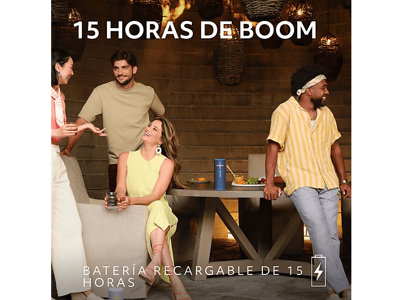 Altavoz inalámbrico - ULTIMATE EARS Boom 4, 0 W, Bluetooth, 15 horas, Lila — foto 3