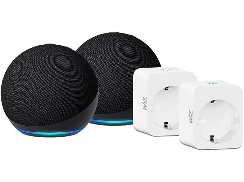 Altavoz inteligente - AMAZON 2 Echo Dot (5. Gen 2022) + Plug Wiz, Not available